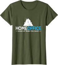 Homeoffice tshirt Büro Arbeit Job Heimarbeit Geschenk Beruf T-Shirt