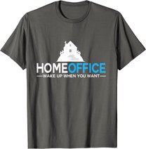 Homeoffice tshirt Büro Arbeit Job Heimarbeit Geschenk Beruf T-Shirt