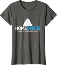 Homeoffice tshirt Büro Arbeit Job Heimarbeit Geschenk Beruf T-Shirt