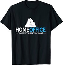 Homeoffice tshirt Büro Arbeit Job Heimarbeit Geschenk Beruf T-Shirt