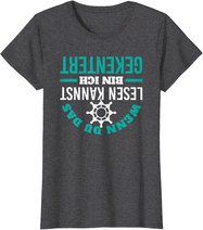 Kapitän Segeln Schifffahrt Kentern Skipper Spruch T-Shirt