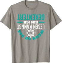 Kapitän Segeln Schifffahrt Kentern Skipper Spruch T-Shirt
