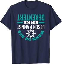 Kapitän Segeln Schifffahrt Kentern Skipper Spruch T-Shirt