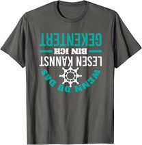 Kapitän Segeln Schifffahrt Kentern Skipper Spruch T-Shirt