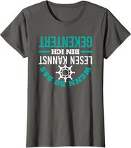 Kapitän Segeln Schifffahrt Kentern Skipper Spruch T-Shirt