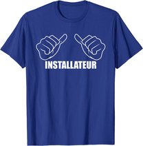 Herren Beruf Heizungsinstallateur Handwerker Spruch Installateur T-Shirt