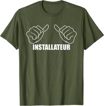 Herren Beruf Heizungsinstallateur Handwerker Spruch Installateur T-Shirt