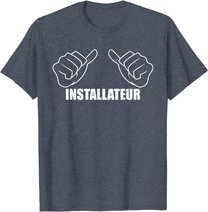 Herren Beruf Heizungsinstallateur Handwerker Spruch Installateur T-Shirt