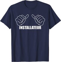 Herren Beruf Heizungsinstallateur Handwerker Spruch Installateur T-Shirt