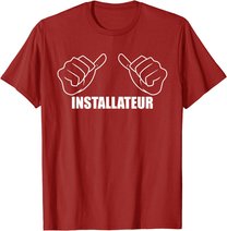 Herren Beruf Heizungsinstallateur Handwerker Spruch Installateur T-Shirt