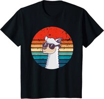 Lustiges Alpaka, Lama T-Shirt Geschenke: Vintage, Retro Tier T-Shirt