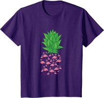 Ananas Flamingo Tropisch Hawaii Party Sommer Strand Geschenk T-Shirt