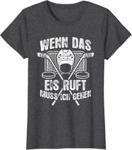 Eishockey-Fan Fun Eishockey T-Shirt: Das Eis Ruft T-Shirt
