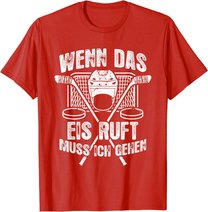 Eishockey-Fan Fun Eishockey T-Shirt: Das Eis Ruft T-Shirt