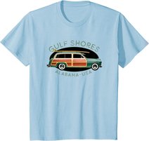 Gulf Shores Alabama Vintage-Surf-Design T-Shirt