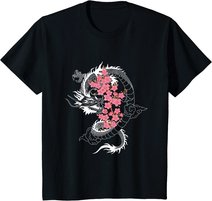 DRACHE Japanische Kirschblüte Kultur T-Shirt