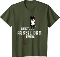 Australian Shepherd - Best Aussie Dad. Ever. Geschenk T-Shirt