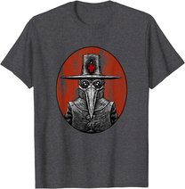 Retro Pointy Nose Plague Doctor Goggles Steampunk Apocalypse T-Shirt