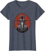 Retro Pointy Nose Plague Doctor Goggles Steampunk Apocalypse T-Shirt