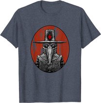 Retro Pointy Nose Plague Doctor Goggles Steampunk Apocalypse T-Shirt