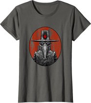 Retro Pointy Nose Plague Doctor Goggles Steampunk Apocalypse T-Shirt