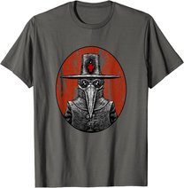 Retro Pointy Nose Plague Doctor Goggles Steampunk Apocalypse T-Shirt