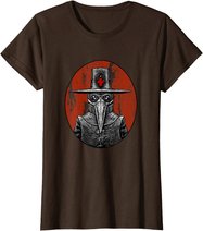 Retro Pointy Nose Plague Doctor Goggles Steampunk Apocalypse T-Shirt