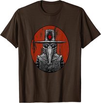 Retro Pointy Nose Plague Doctor Goggles Steampunk Apocalypse T-Shirt