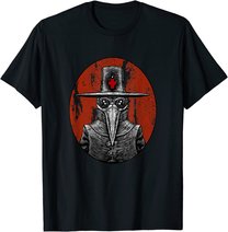 Retro Pointy Nose Plague Doctor Goggles Steampunk Apocalypse T-Shirt