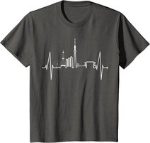 Tokio Skyline Herzschlag Japan Fan Souvenir I Love Tokyo T-Shirt