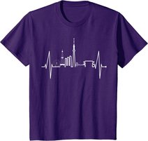 Tokio Skyline Herzschlag Japan Fan Souvenir I Love Tokyo T-Shirt