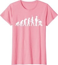 Lustig Evolution Grillen Grill Party Barbecue BBQ T-Shirt