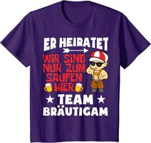 Team Bräutigam JGA Poltern Junggesellenabschied Er heiratet T-Shirt