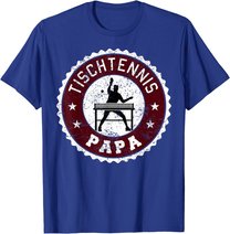 Herren Tischtennis Spieler Hobby Sport Papa Vater Herren Geschenk T-Shirt