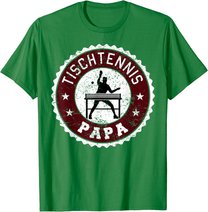 Herren Tischtennis Spieler Hobby Sport Papa Vater Herren Geschenk T-Shirt