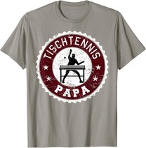 Herren Tischtennis Spieler Hobby Sport Papa Vater Herren Geschenk T-Shirt
