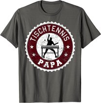 Herren Tischtennis Spieler Hobby Sport Papa Vater Herren Geschenk T-Shirt