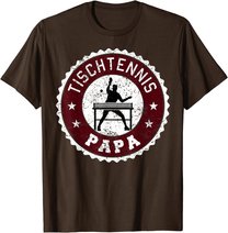 Herren Tischtennis Spieler Hobby Sport Papa Vater Herren Geschenk T-Shirt