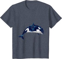 Geschenk für Tierliebhaber Tier Klimaschutz Tiermotiv Orca T-Shirt
