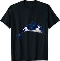 Geschenk für Tierliebhaber Tier Klimaschutz Tiermotiv Orca T-Shirt