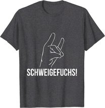 Schweigefuchs Lehrer Lehrerin Schule Beruf Geschenk T-Shirt