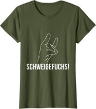 Schweigefuchs Lehrer Lehrerin Schule Beruf Geschenk T-Shirt