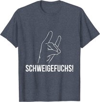 Schweigefuchs Lehrer Lehrerin Schule Beruf Geschenk T-Shirt
