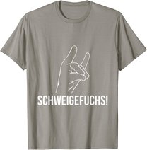 Schweigefuchs Lehrer Lehrerin Schule Beruf Geschenk T-Shirt