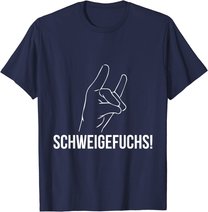 Schweigefuchs Lehrer Lehrerin Schule Beruf Geschenk T-Shirt