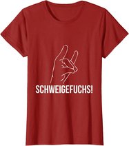 Schweigefuchs Lehrer Lehrerin Schule Beruf Geschenk T-Shirt
