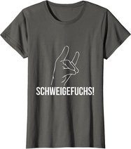 Schweigefuchs Lehrer Lehrerin Schule Beruf Geschenk T-Shirt