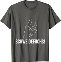 Schweigefuchs Lehrer Lehrerin Schule Beruf Geschenk T-Shirt