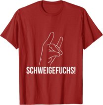 Schweigefuchs Lehrer Lehrerin Schule Beruf Geschenk T-Shirt