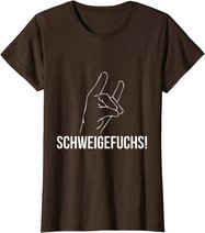 Schweigefuchs Lehrer Lehrerin Schule Beruf Geschenk T-Shirt